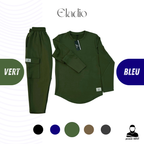 Ensemble Vert-Millitaire Anaquate Muslim