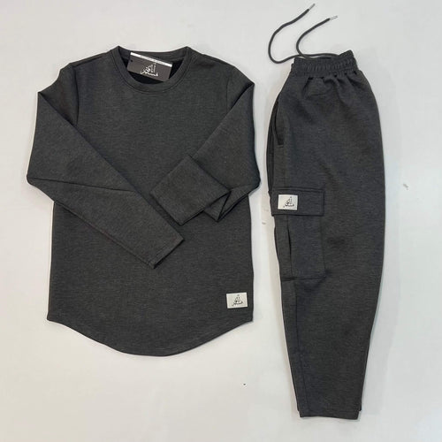 Ensemble Gris Anaquate Muslim