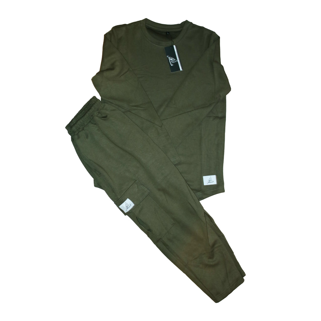 Ensemble Vert-Millitaire Anaquate Muslim