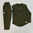 Ensemble Vert-Millitaire Anaquate Muslim